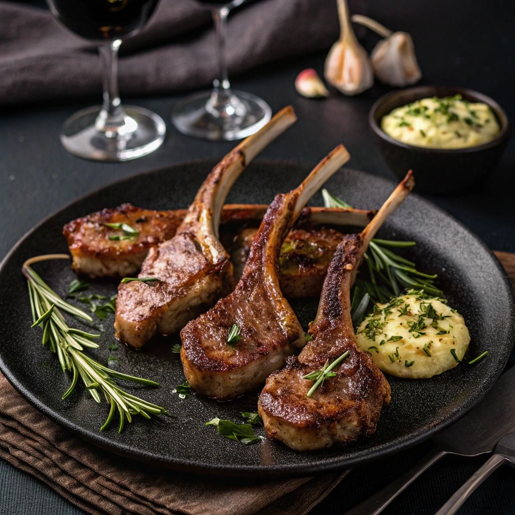 Midnight Glazed Lamb Chops